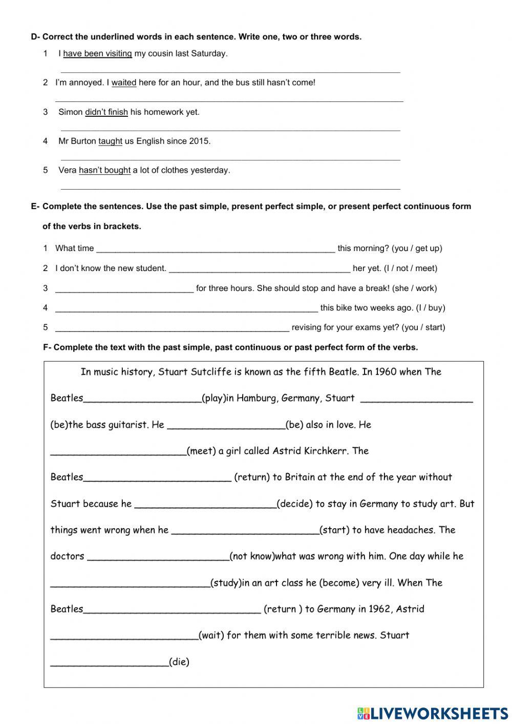 English Plus 4-Test Unit 2