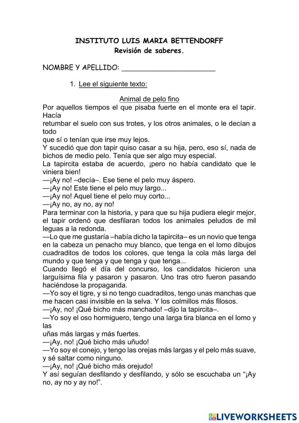 Revisión 4to: parte dos