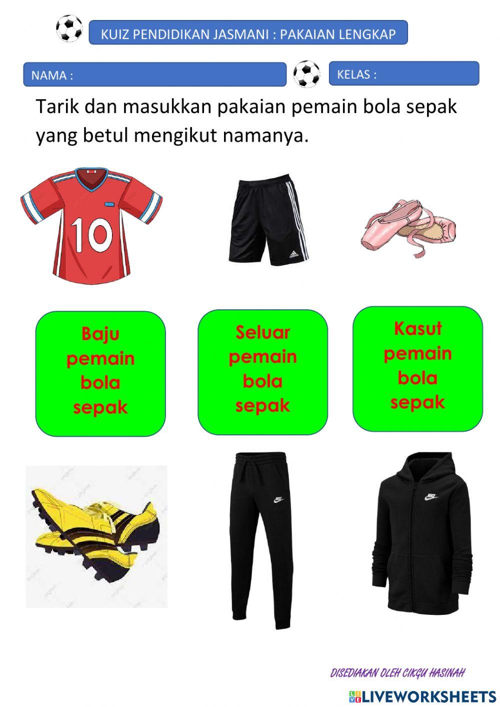 Pakaian bola sepak
