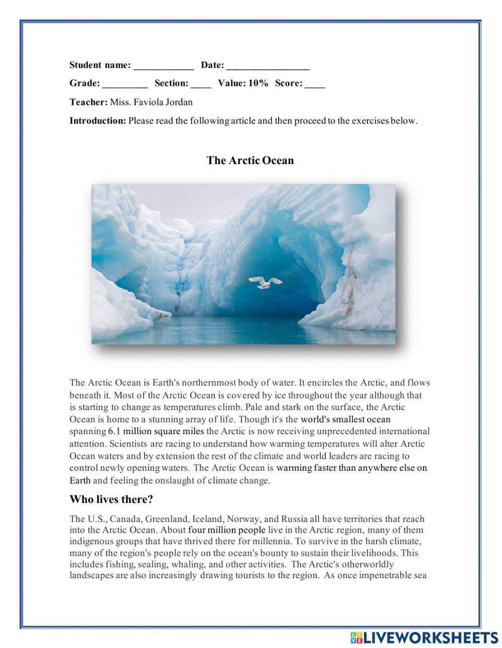 Intermediate Worksheet