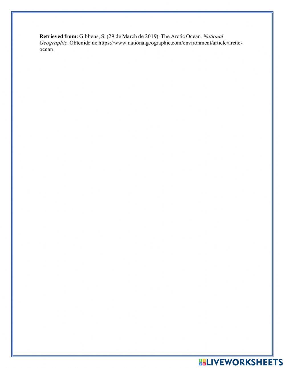 Intermediate Worksheet