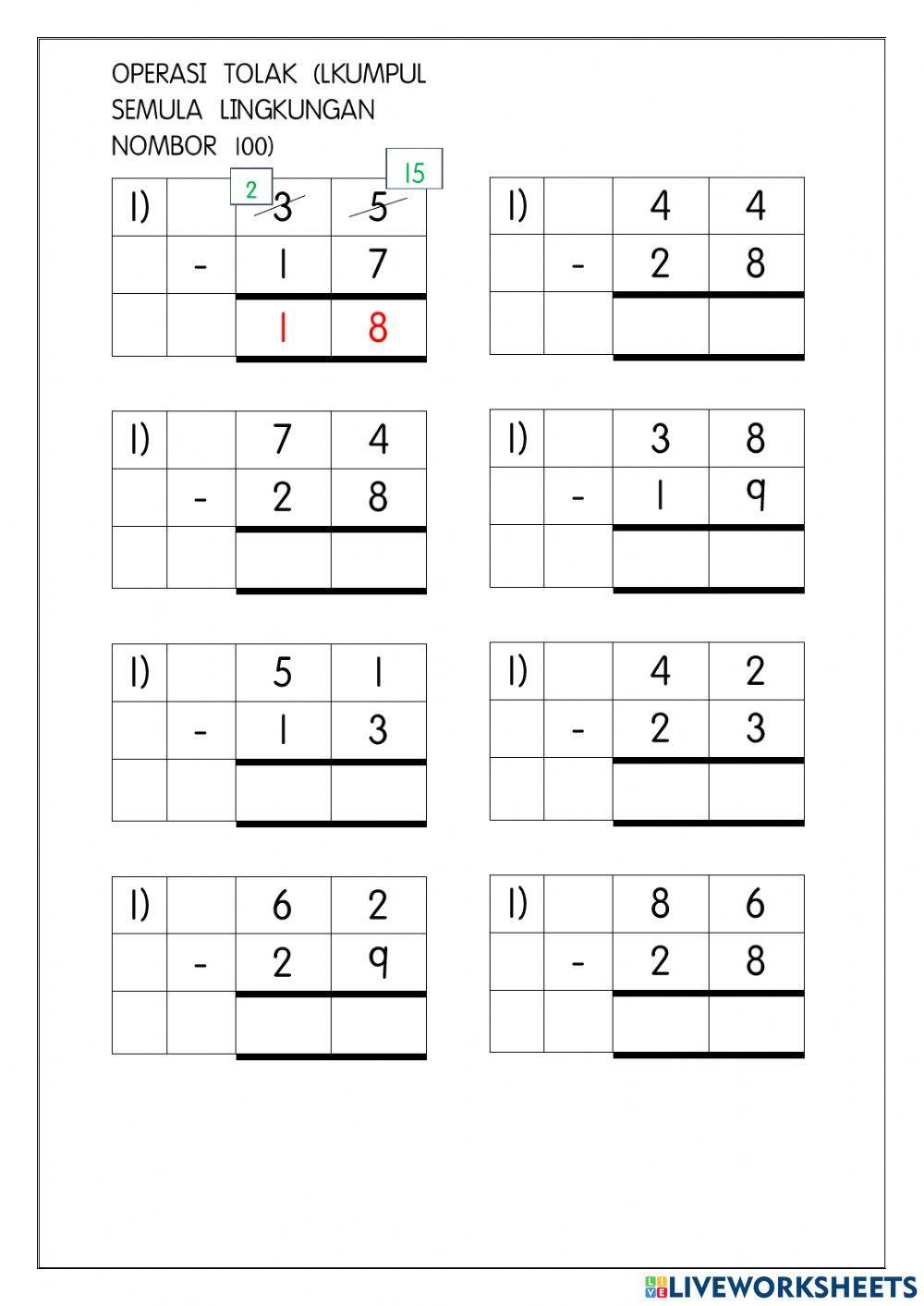 Operasi Tolak 100 kumpul semula