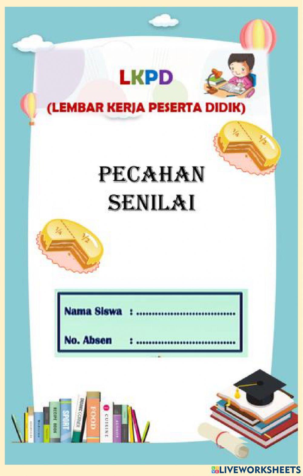 LKPD pecahan senilai kelas 4