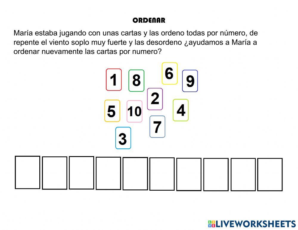 Ordenar numeros