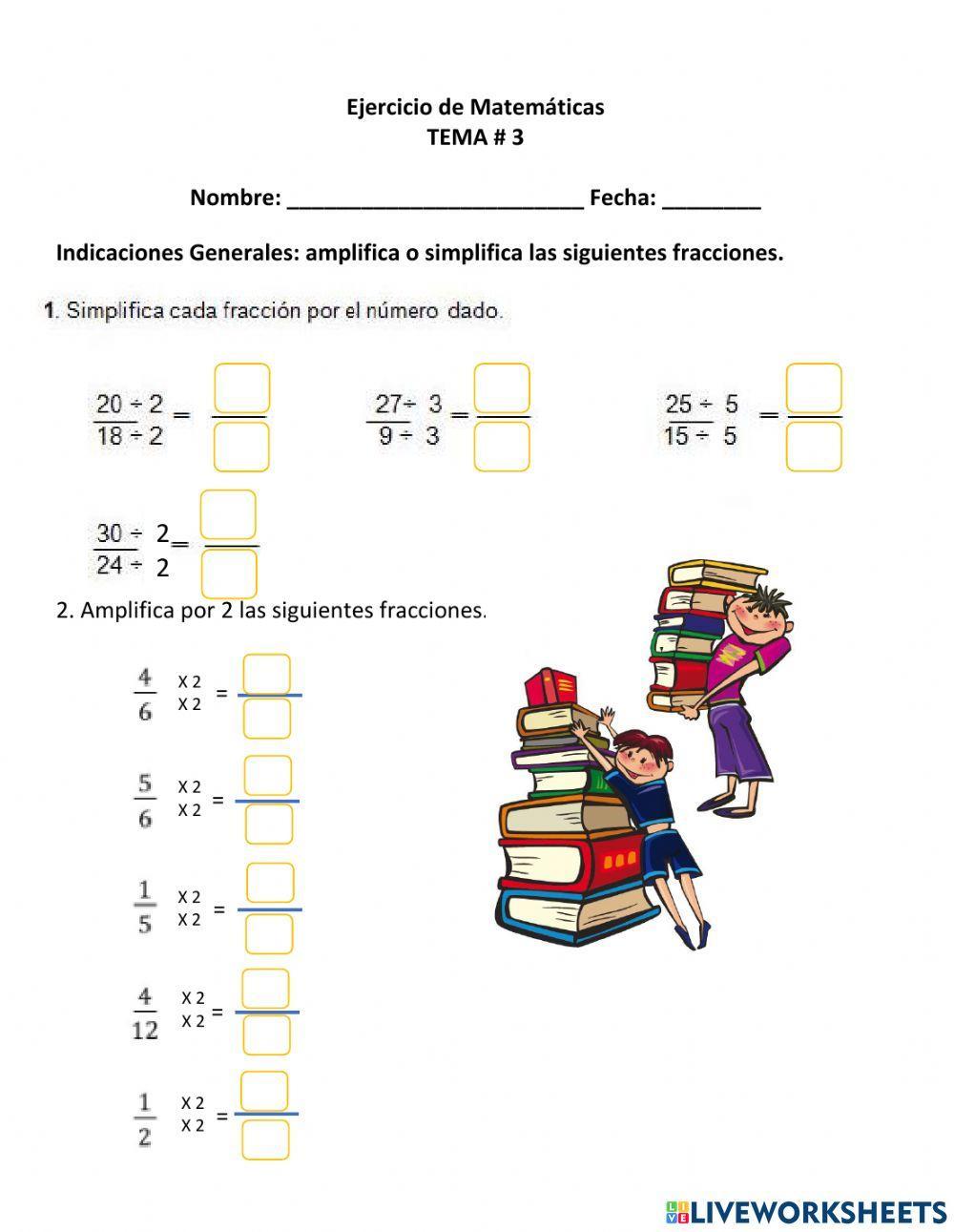 La Ampliación y Simplificación