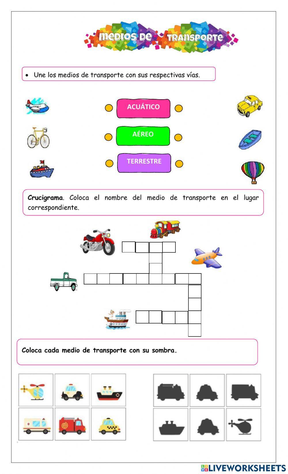 Los medios de transporte