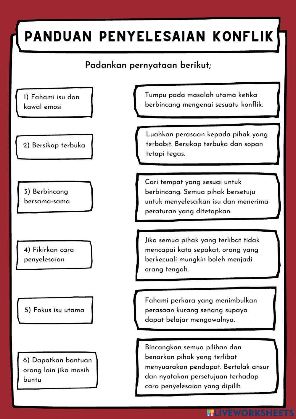 Panduan Penyelesaian Konflik