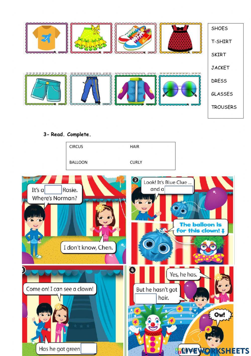 Bright Ideas 1 PRACTICE TEST UNIT 7