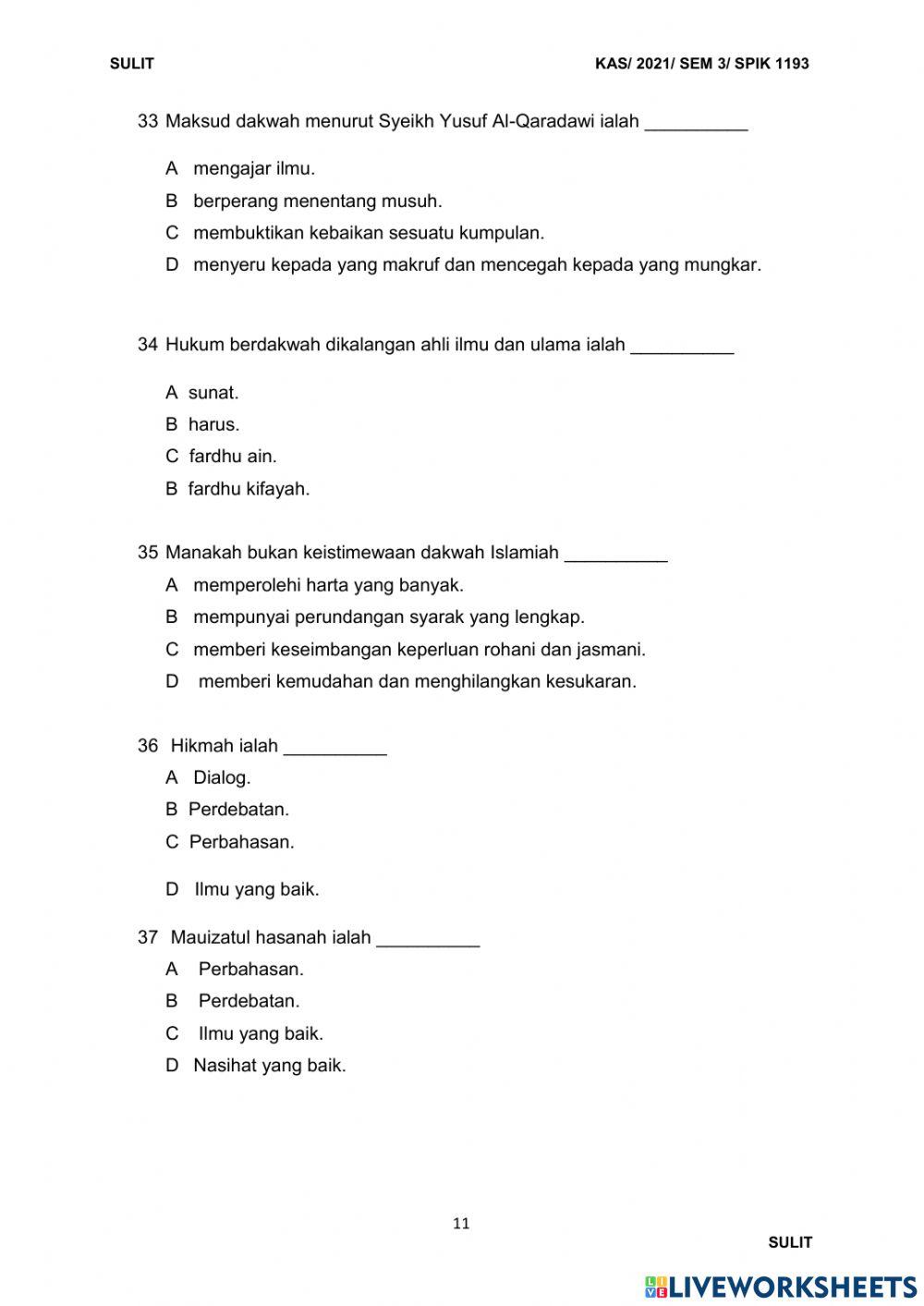 Pengantar dakwah bah a set 2 (ms 11-15)