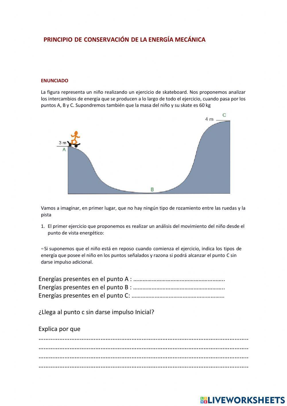 Conservacion de la energia