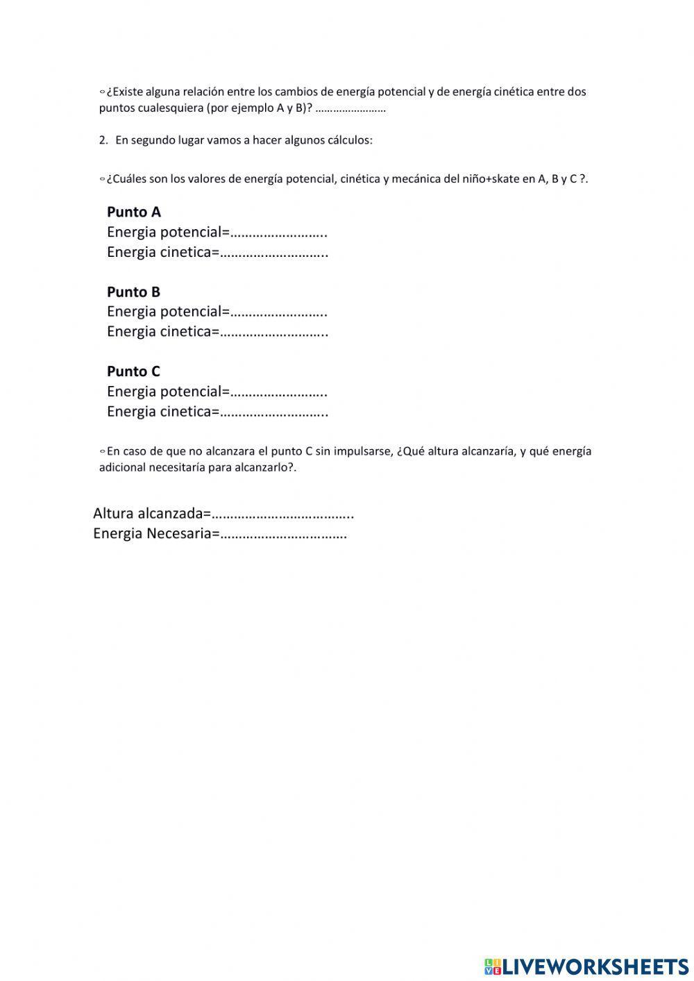 Conservacion de la energia