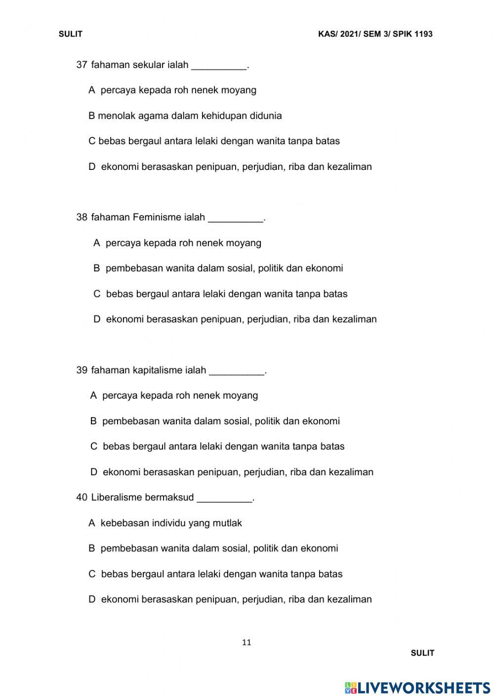 Pengantar dakwah BAH A SET 3 (MS 11-14)
