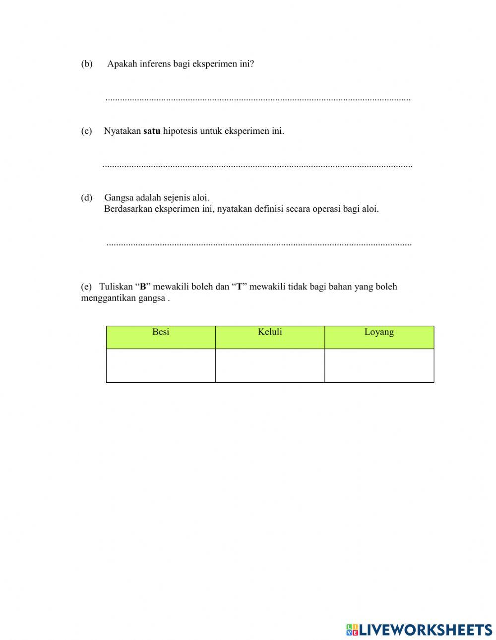 Sains KSSM SPM - KPS