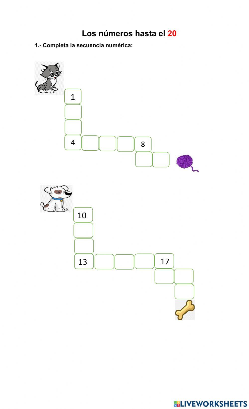 Números hasta el 20