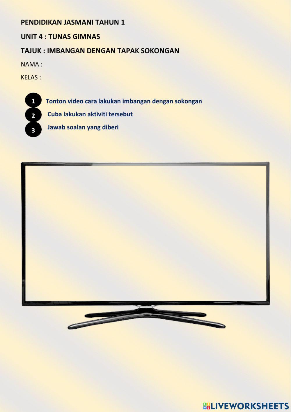 Imbangan dengan tapak sokongan