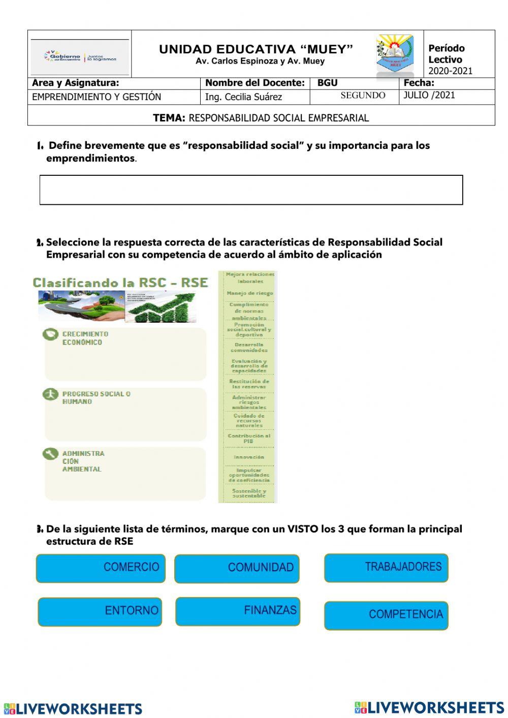 Responsabilidad Social Empresarial