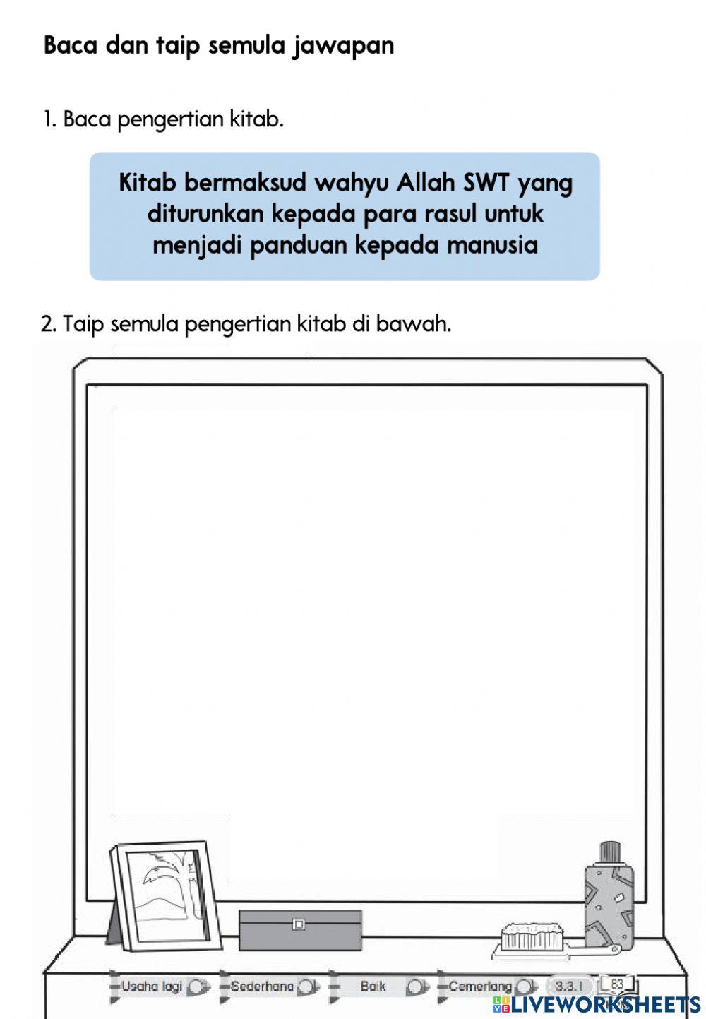 Beriman Kepada Kitab