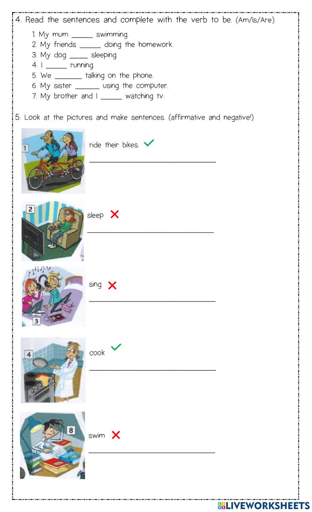Grammar and vocabulary mid term 3rd Children C