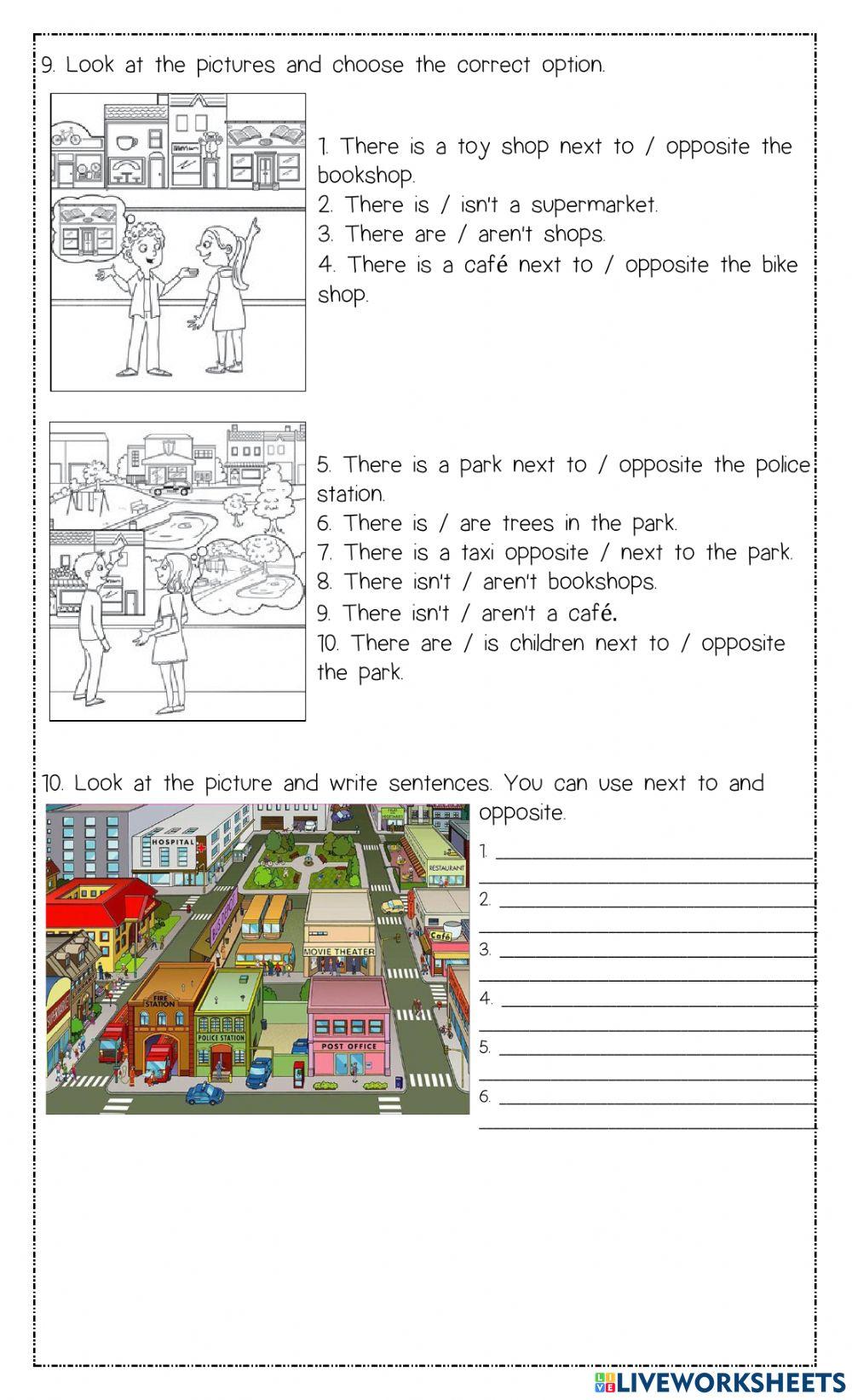 Grammar and vocabulary mid term 3rd Children C