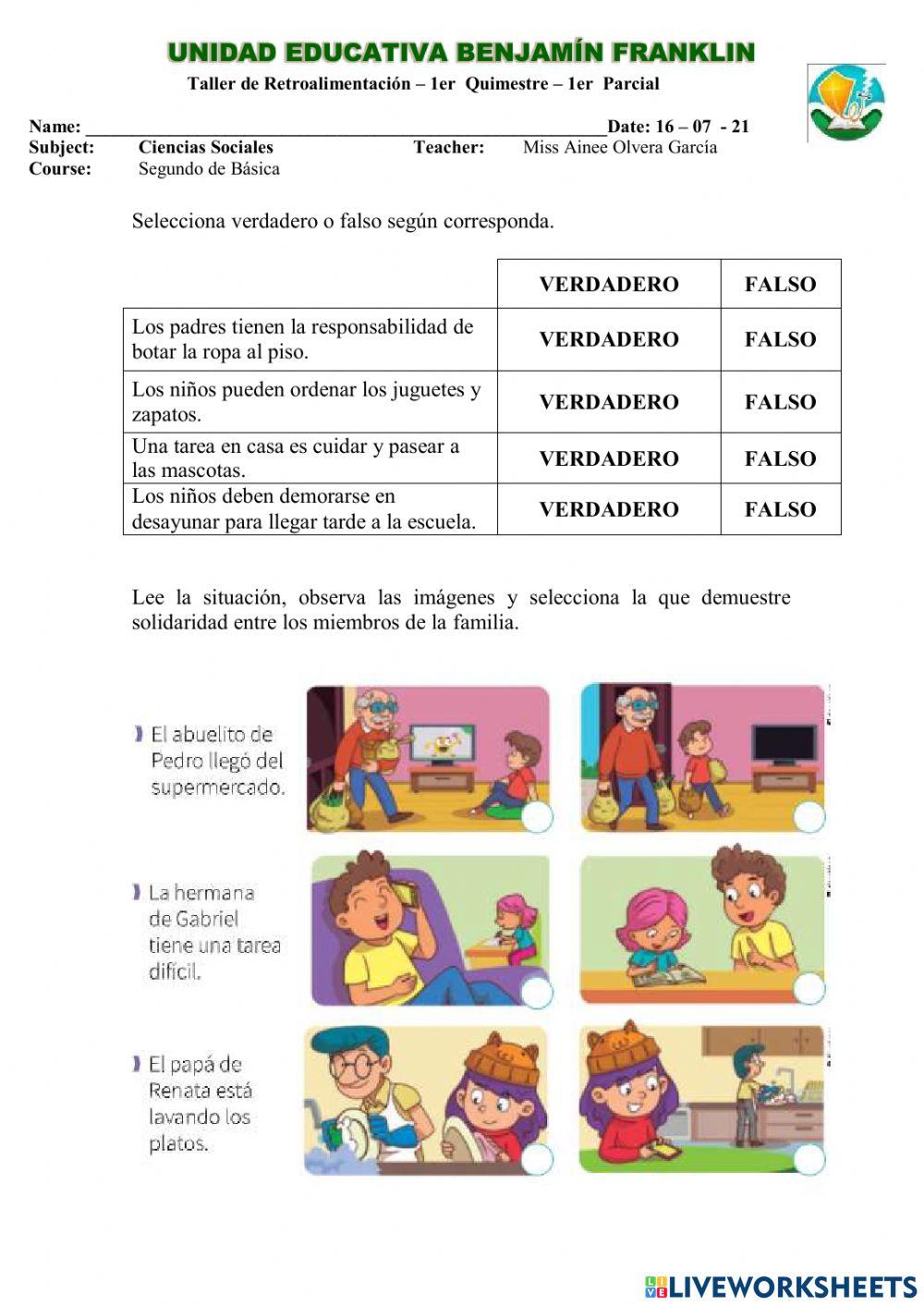 Retroalimentacion sociales