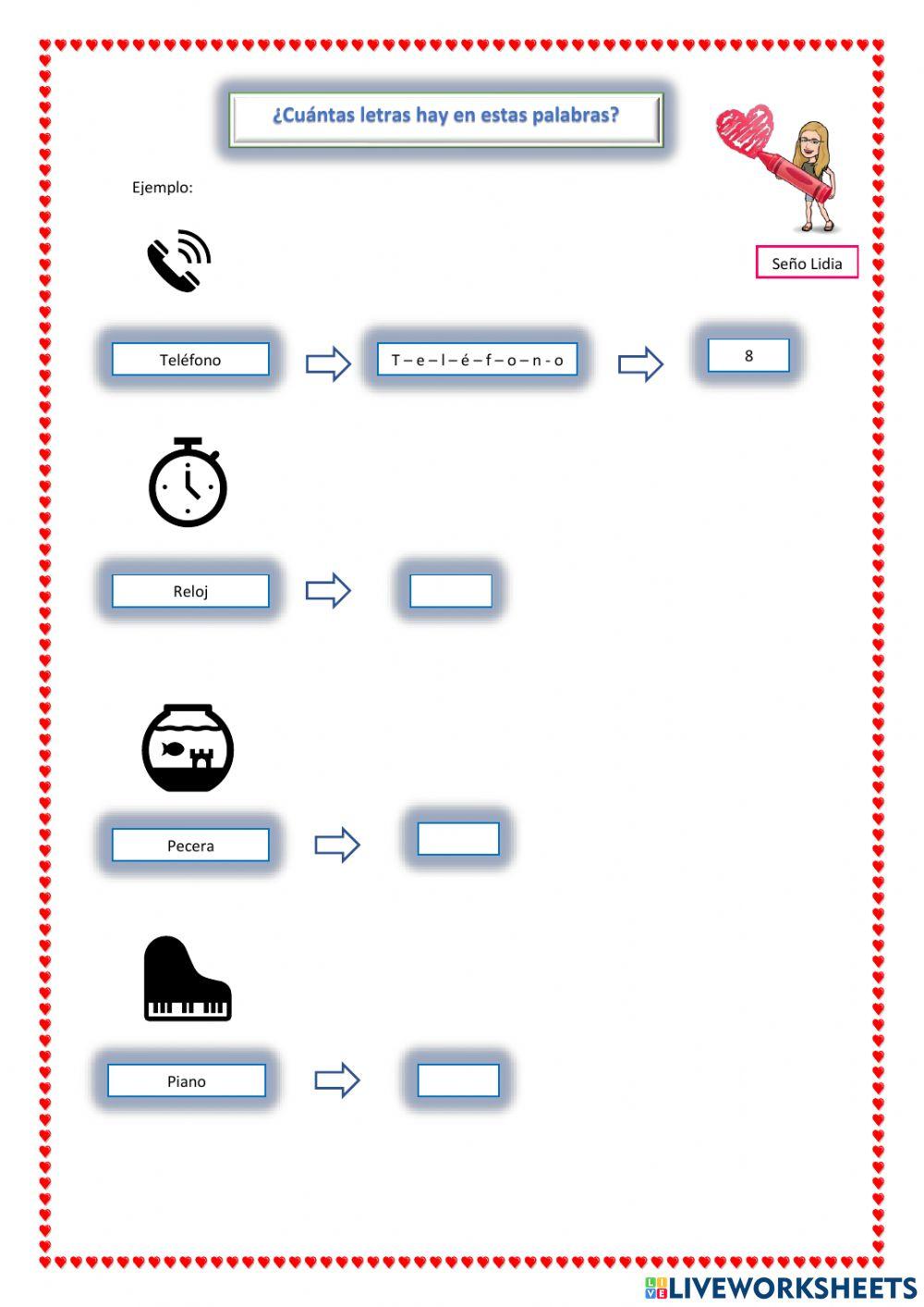 La letra y la palabra.