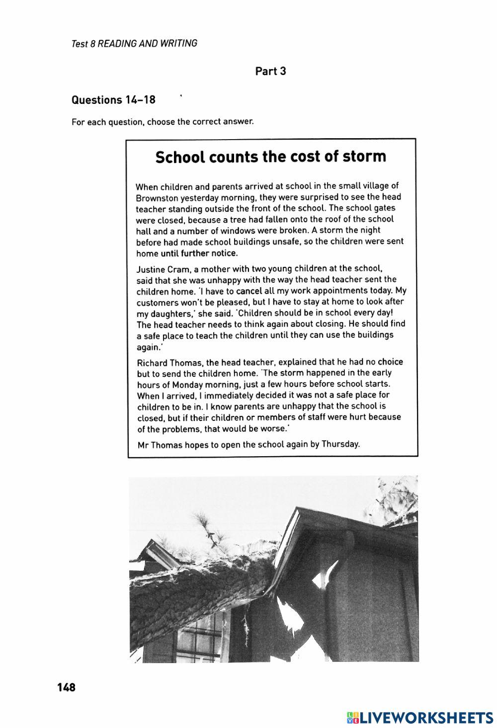 KET Collin 2020 - Reading - Test 08