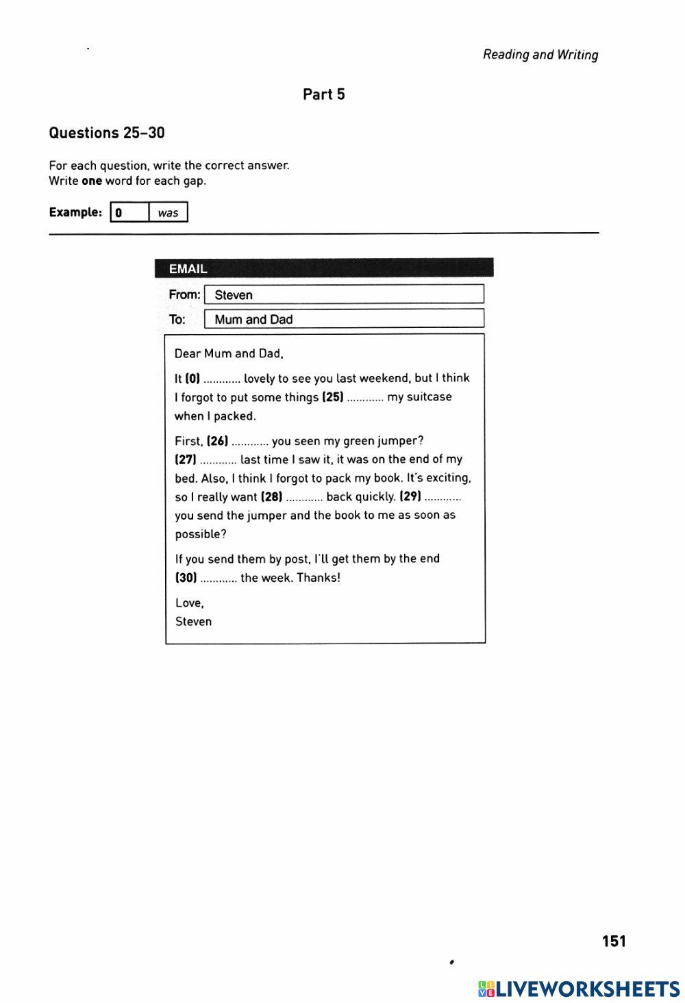 KET Collin 2020 - Reading - Test 08