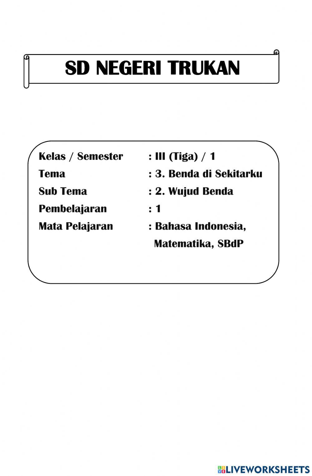 LKPD Kelas 3 Tema 3 Subtema 2 PB 1