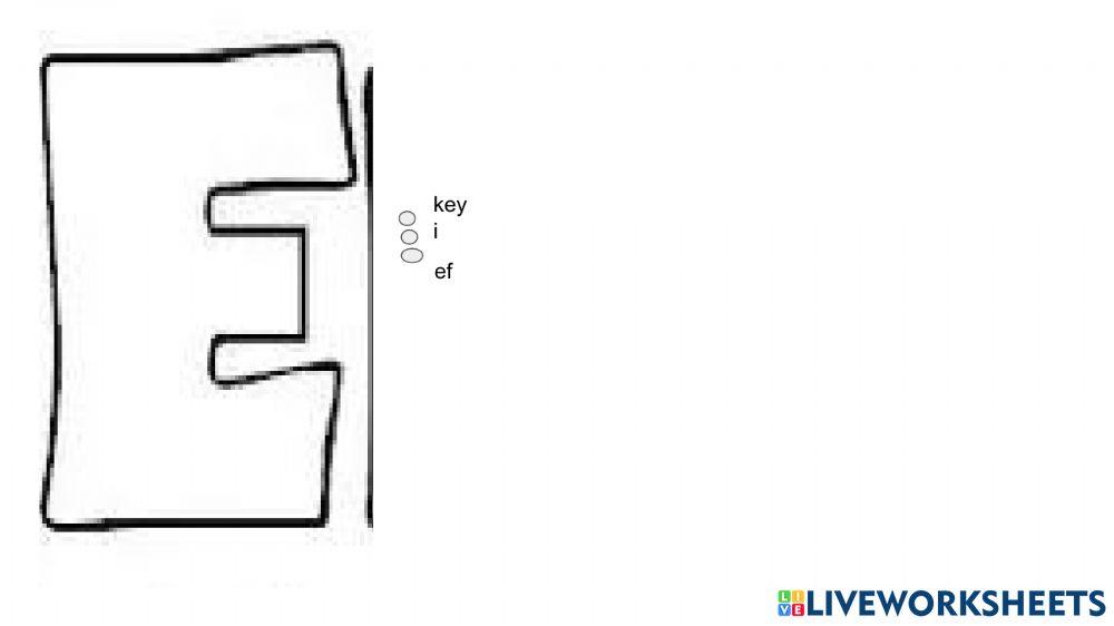 Abecedaro en ingles a la k