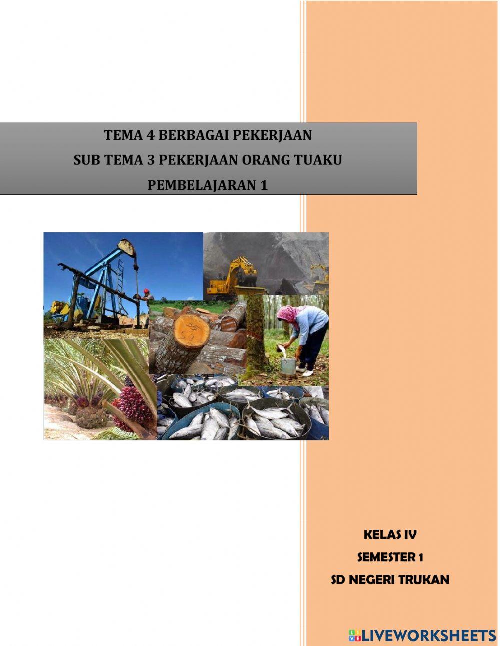 LKPD Kelas 4 Tema 4 ST 3 PB 1