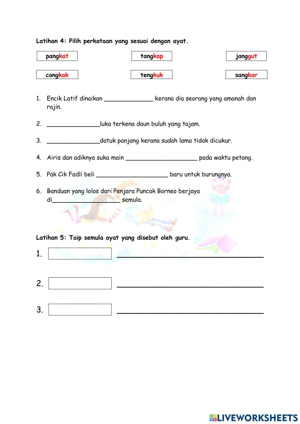 Kemahiran 22: Perkataan KVKK+KVK