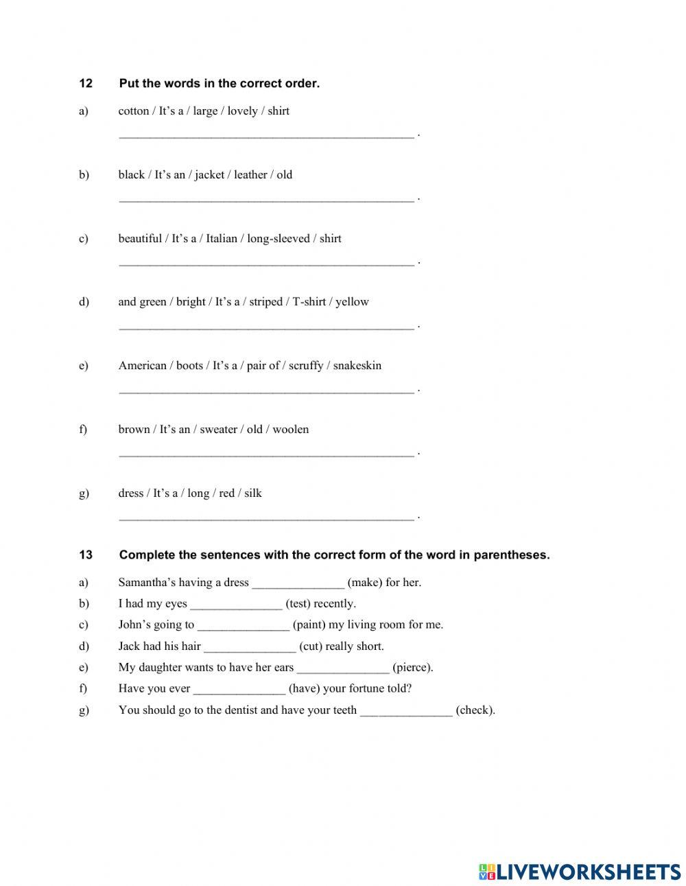 IOE INTERMEDIATE B (11 and 12)