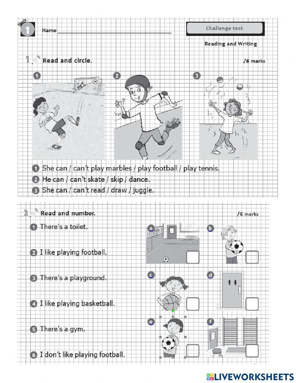 Mid-term test kids 3