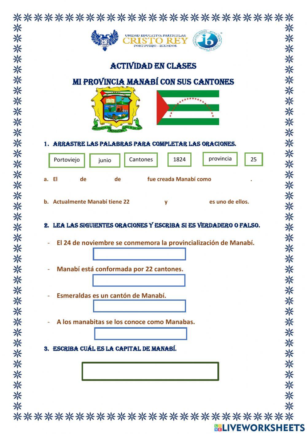 Manabí mí provincia