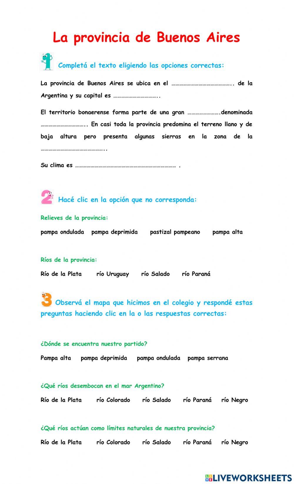 La provincia de Buenos Aires