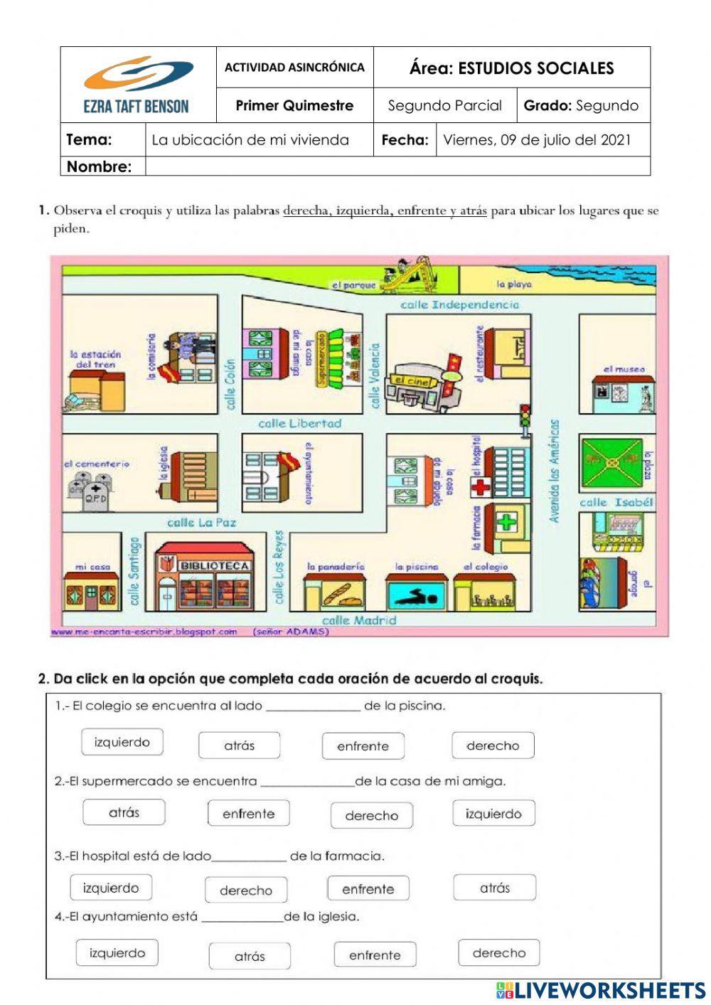 Ubicación de mi vivienda