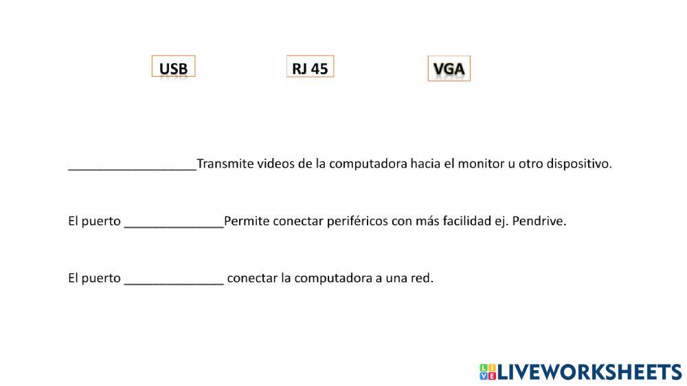 Puertos y conectores