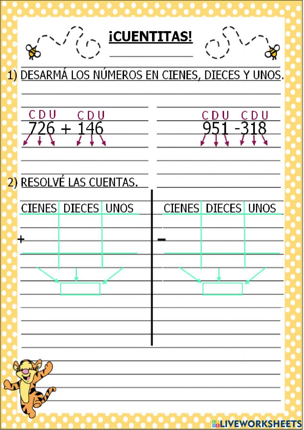 Cuentas con dificultad