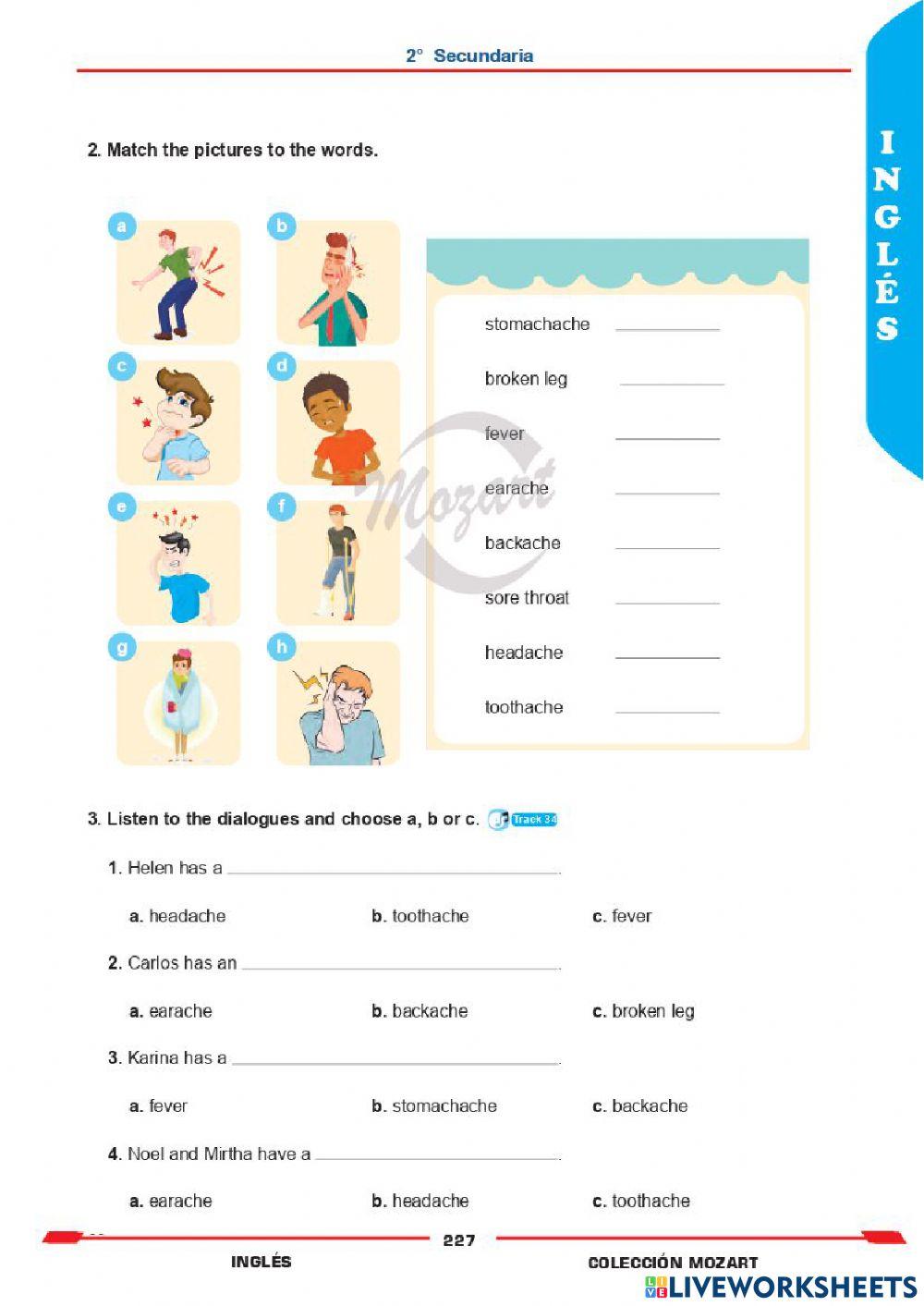 Unidad 5 - inglés 2°