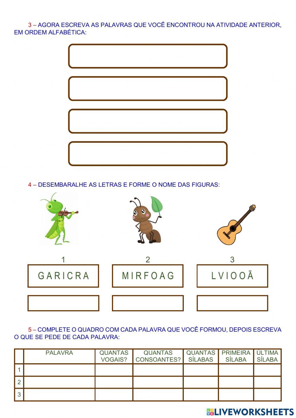 A cigarra  e a formiga