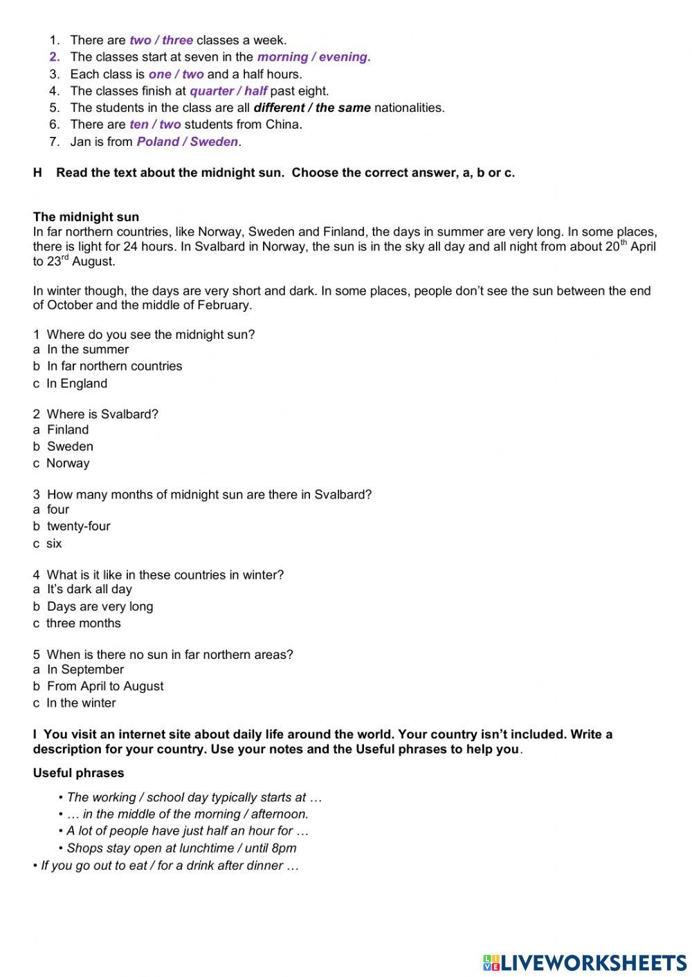 Global elementary Test Unit 2