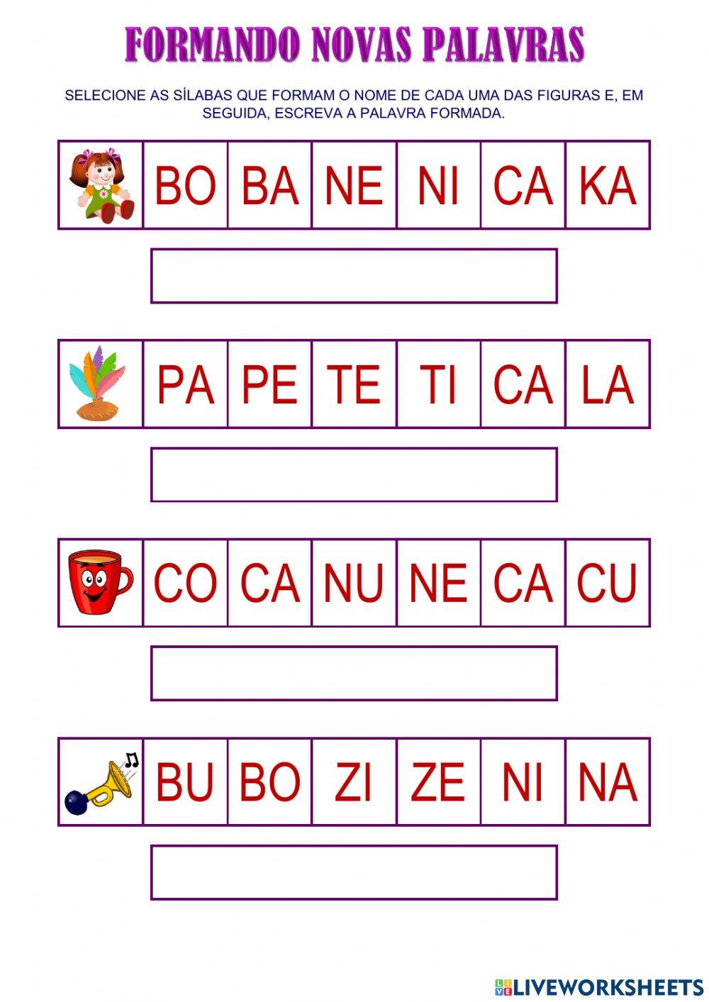 Formação de Palavras