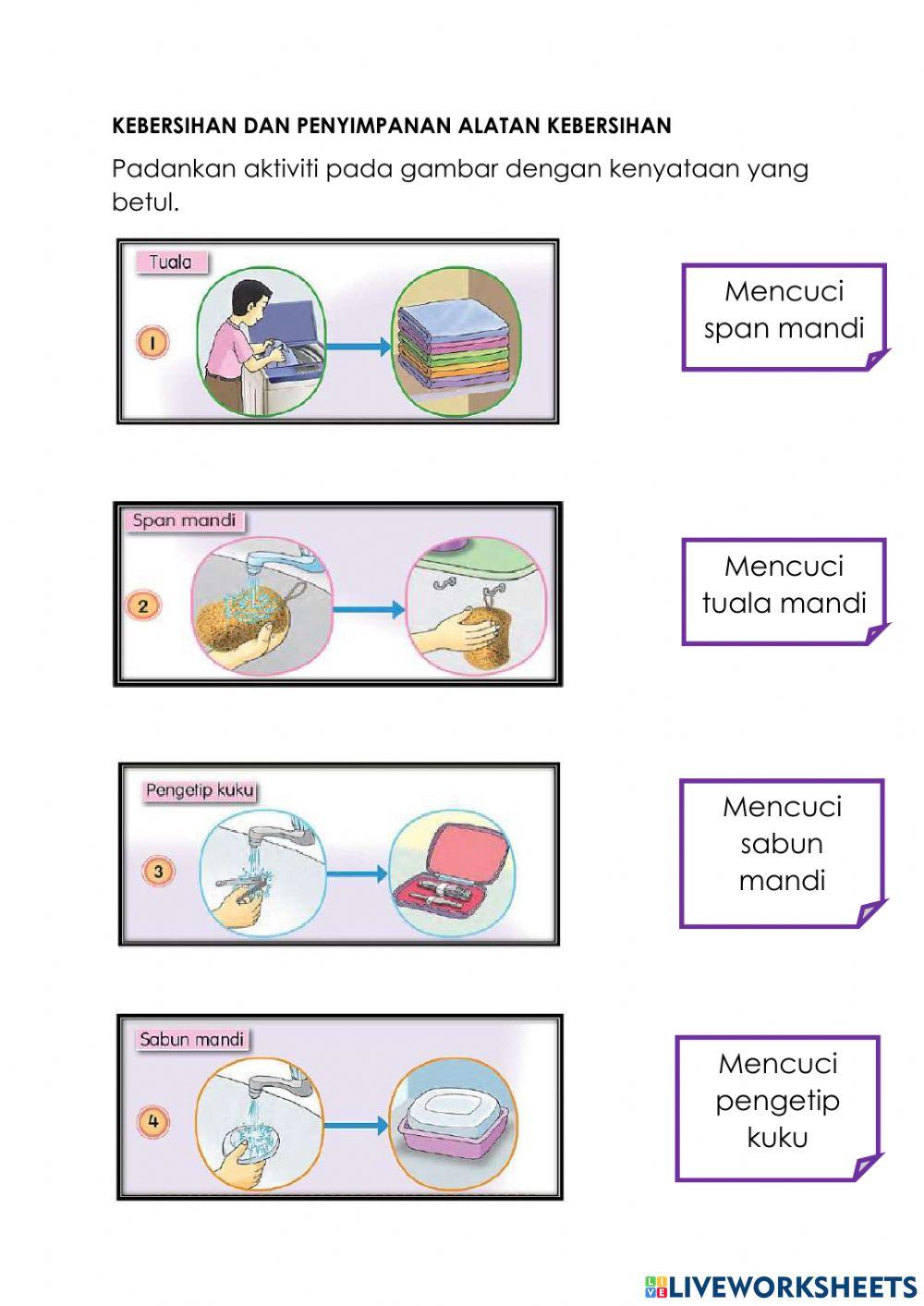 Kebersihan alatn kebersihan diri