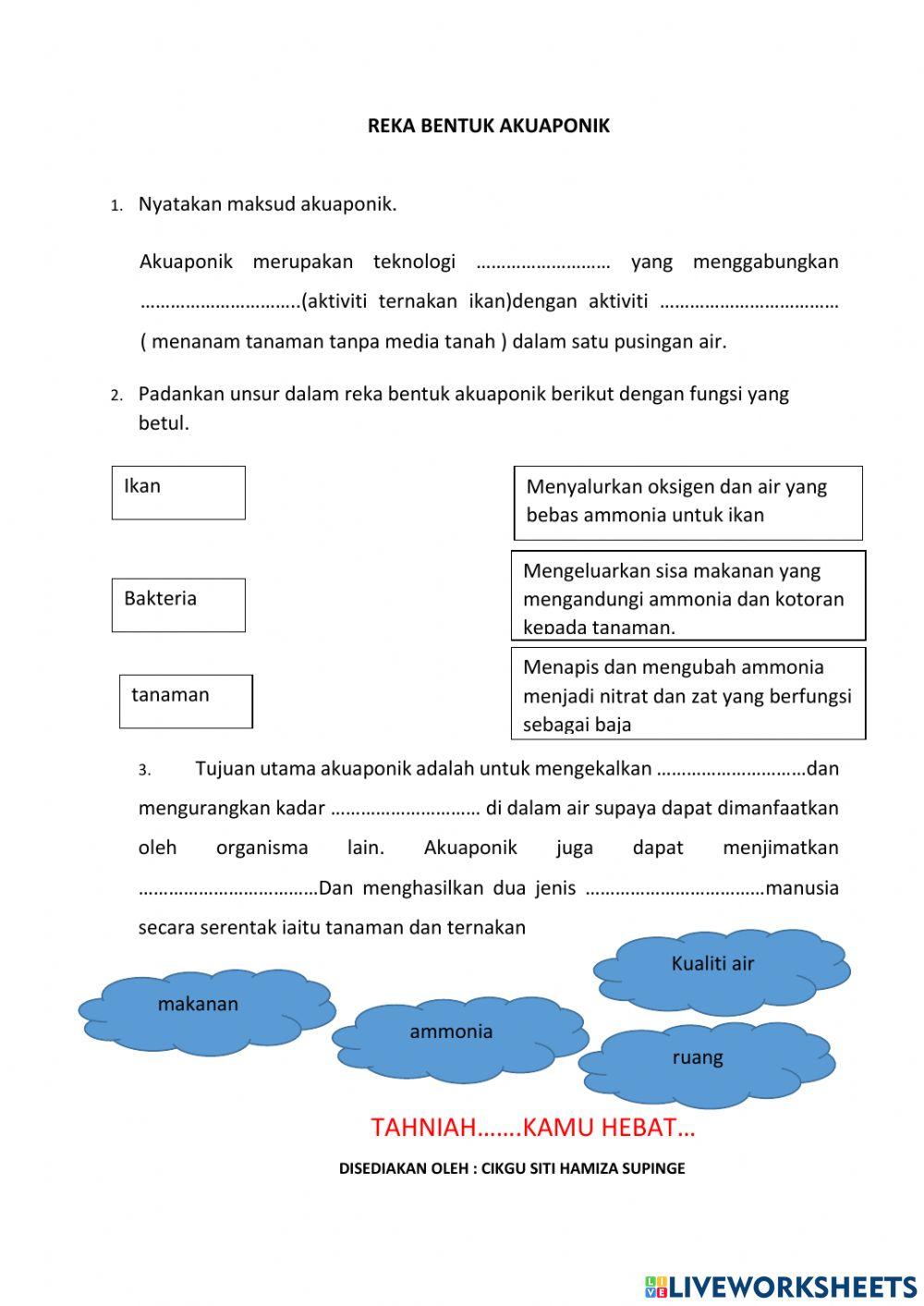 2.5.1 reka bentuk akuaponik