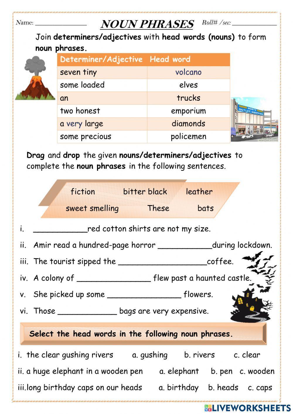 Noun phrases
