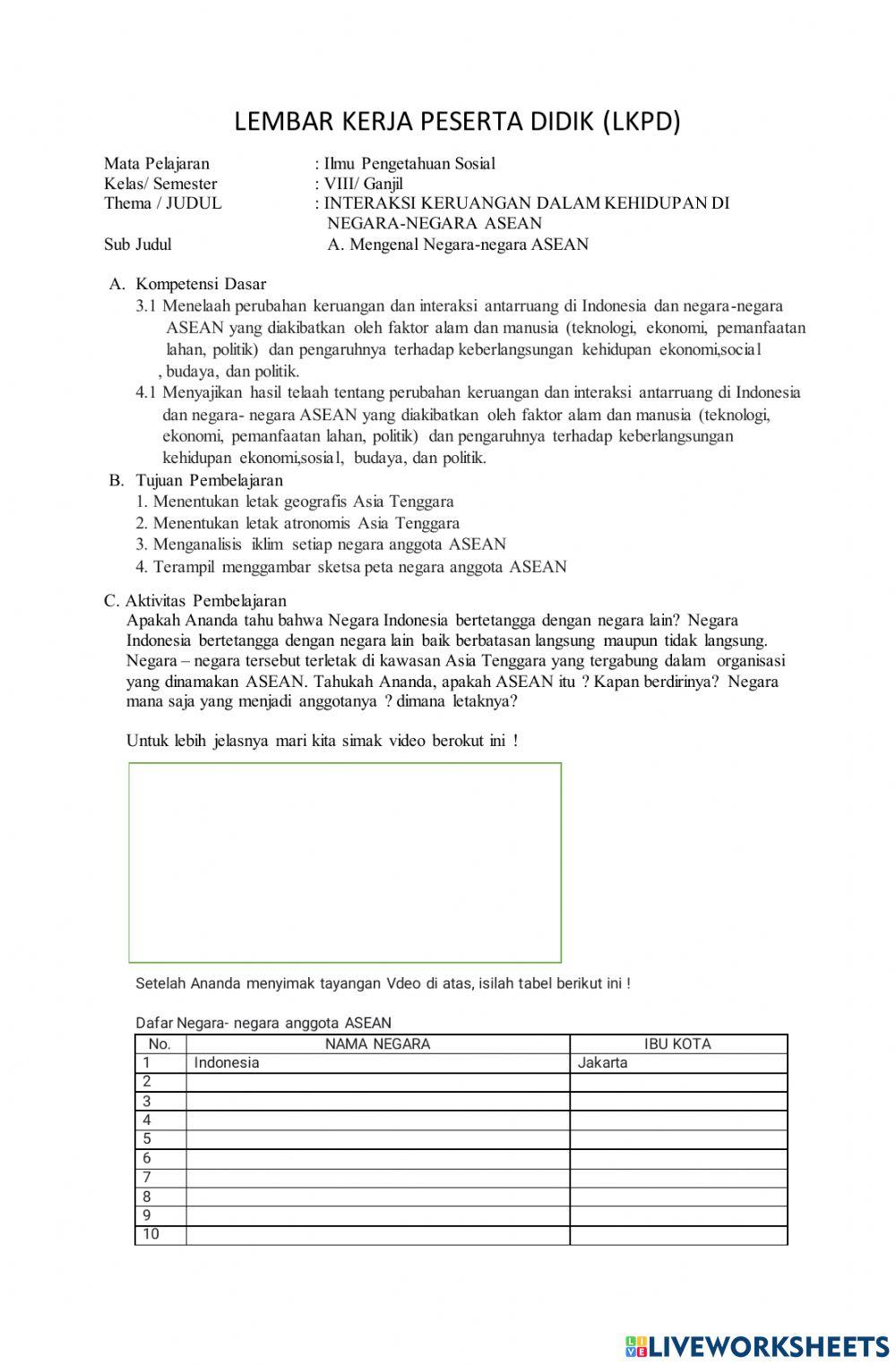 Lkpd asean