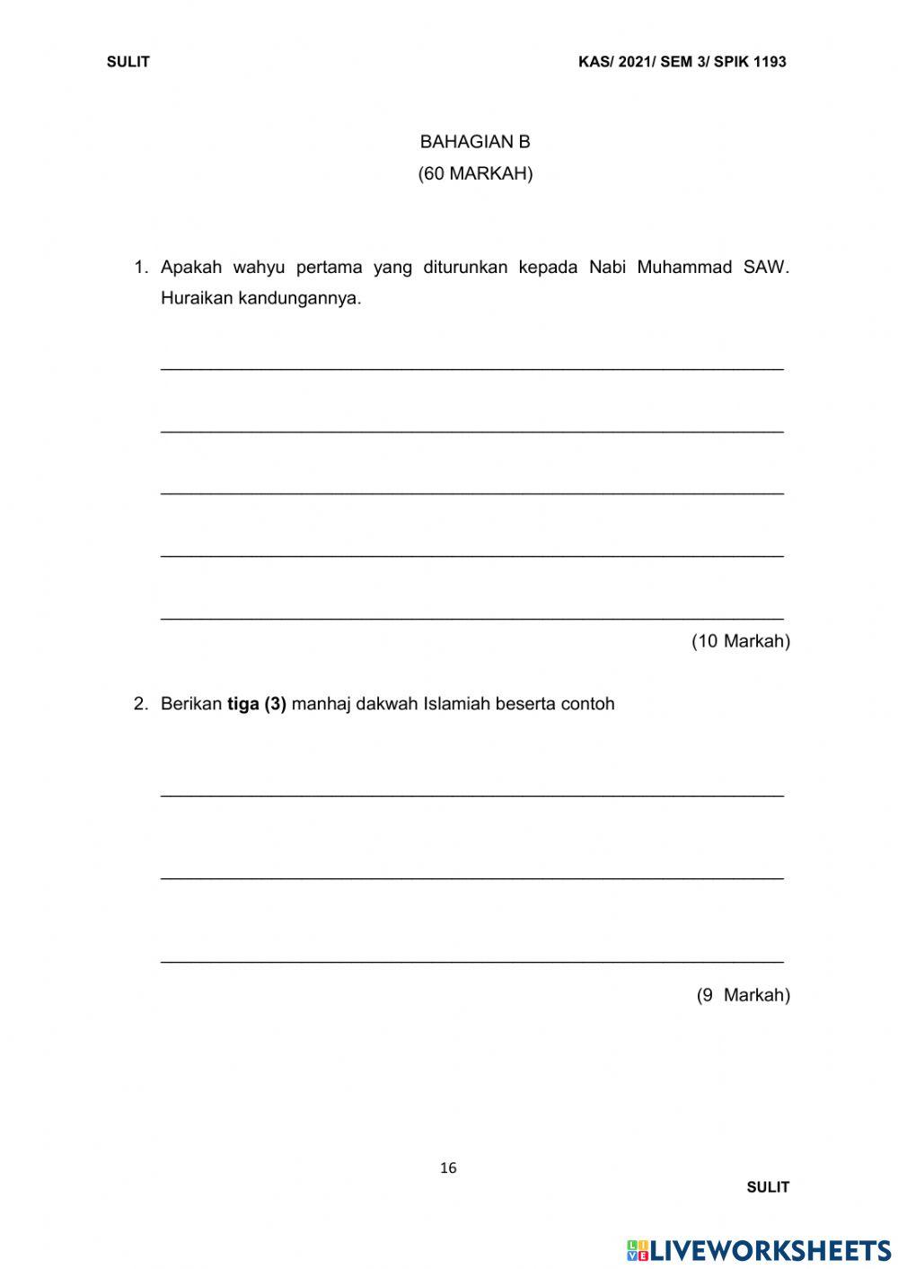 Pengantar dakwah BAH B SET 2 ( MS 16-19)