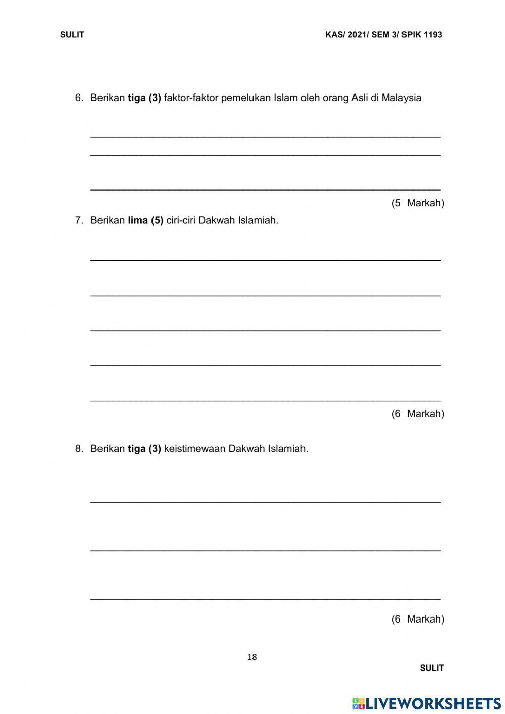 Pengantar dakwah BAH B SET 2 ( MS 16-19)