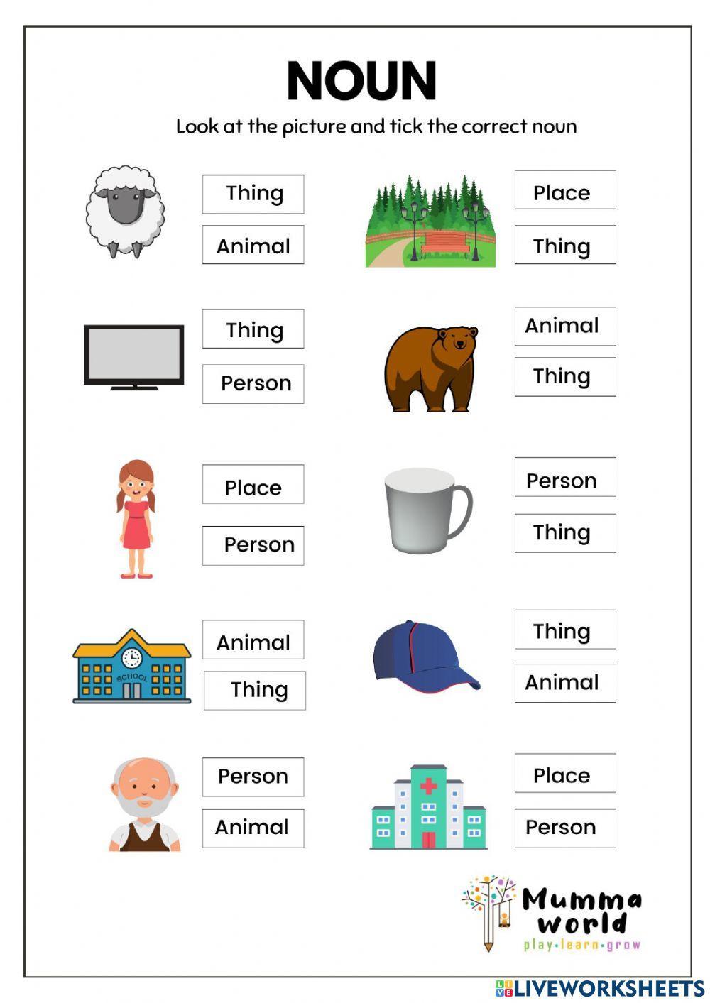 Nouns for class 1