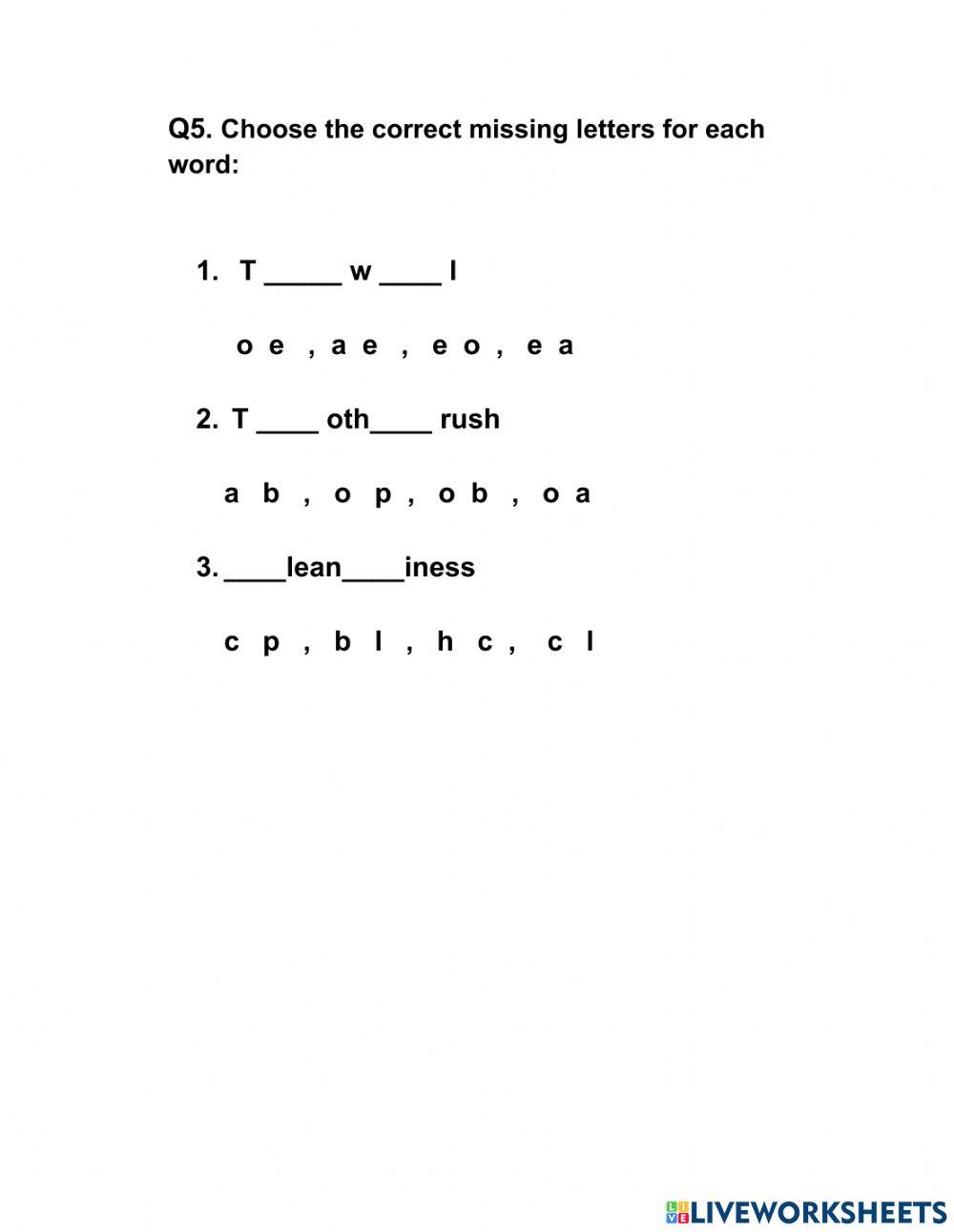 Personal Cleanliness